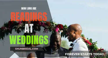 Weddings: How Long Should Readings Last?