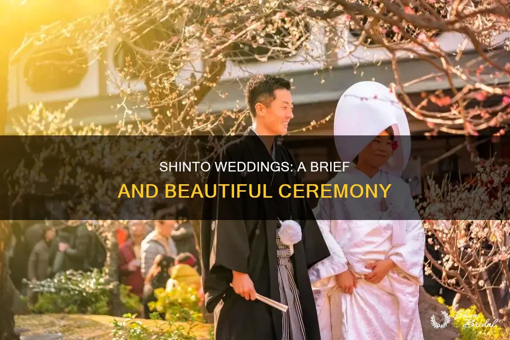 how long are shinto weddings