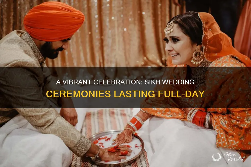 how long are sikh weddings