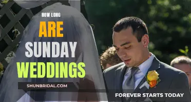 Sunday Wedding Duration: Exploring the Perfect Length