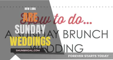Weekend Wedding Bliss: Sunday Celebrations Last Longer