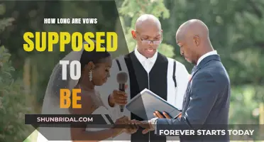 Ideal Length for Wedding Vows: Crafting Meaningful, Concise Promises