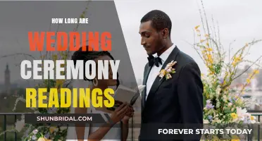Ideal Length for Wedding Ceremony Readings: A Quick Guide
