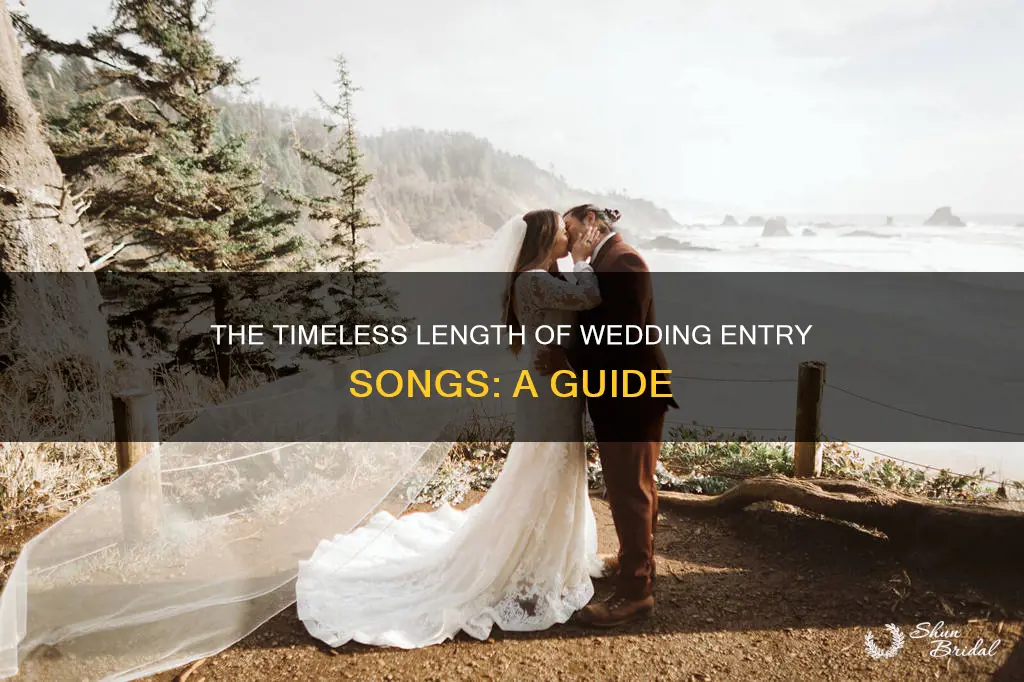 how long are wedding entry songs