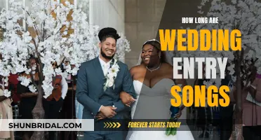 The Perfect Length for a Wedding Entry Song