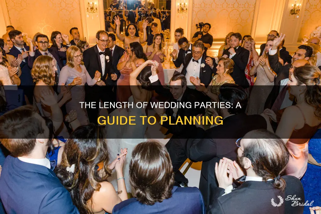 how long are wedding parties