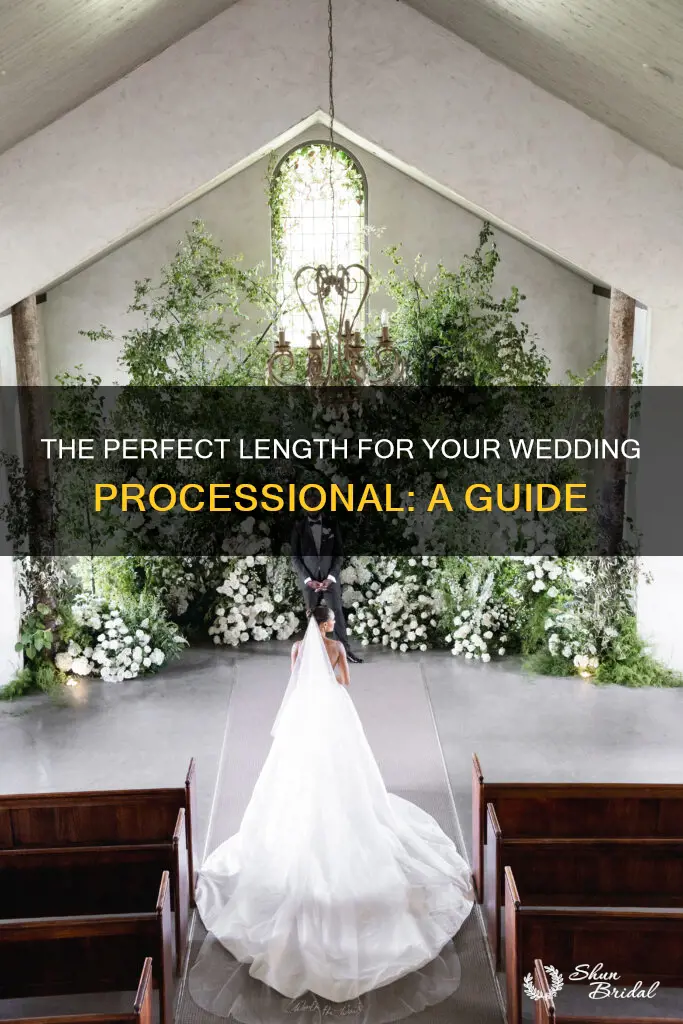 how long are wedding processionals