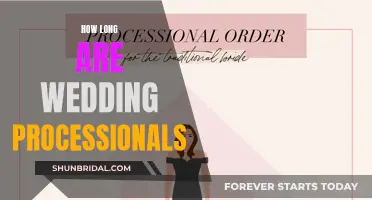 The Perfect Wedding Processional: How Long Should It Be?