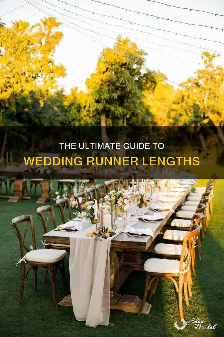 how long are wedding runners