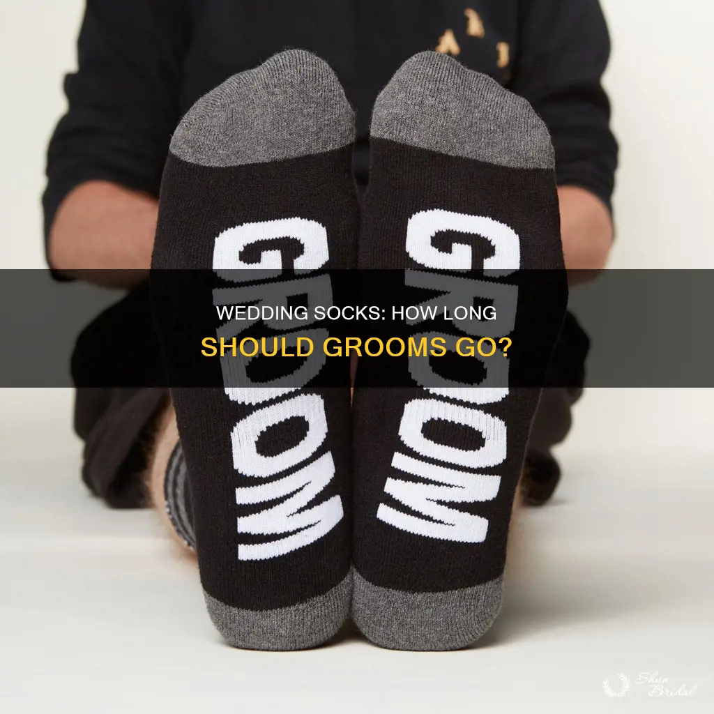 how long are wedding socks