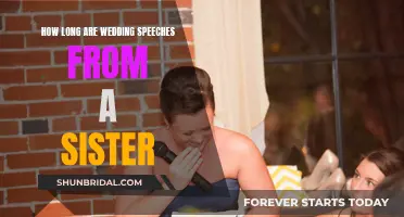 A Sister's Wedding Speech: How Long Should It Be?