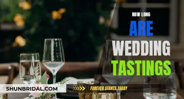 Wedding Tasting Sessions: How Long Do They Last?