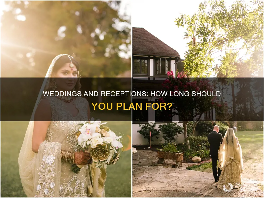 how long are weddings and receptions
