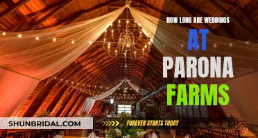 Weddings at Parona Farms: How Long Do They Last?