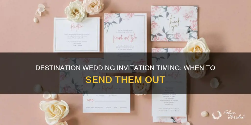 how long before a destination wedding do you send invitations