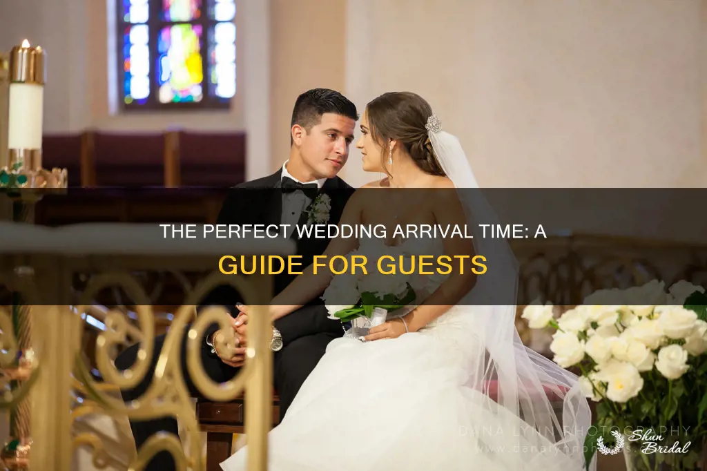 how long before a wedding ceremony should guests arrive