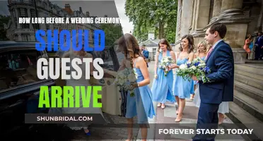 Arriving Early: Wedding Ceremony Guest Arrival Timing