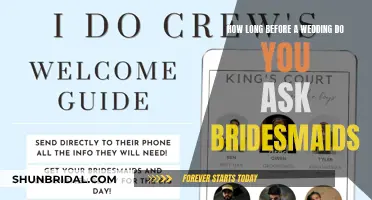 Asking Bridesmaids: How Far Before the Wedding?