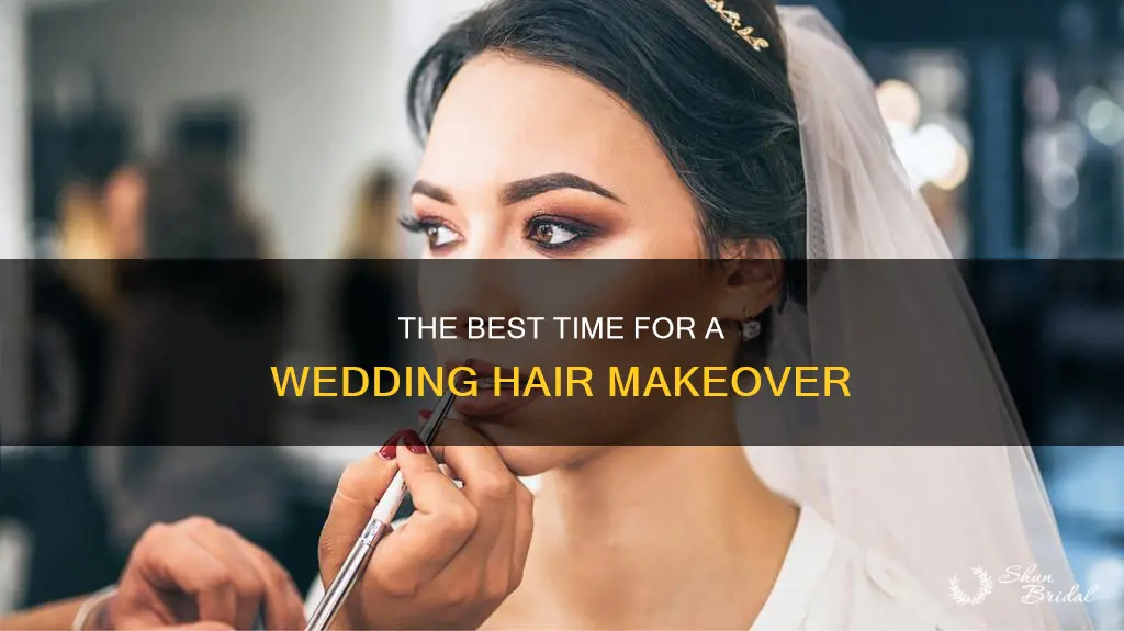 how long before a wedding should I cut and dye