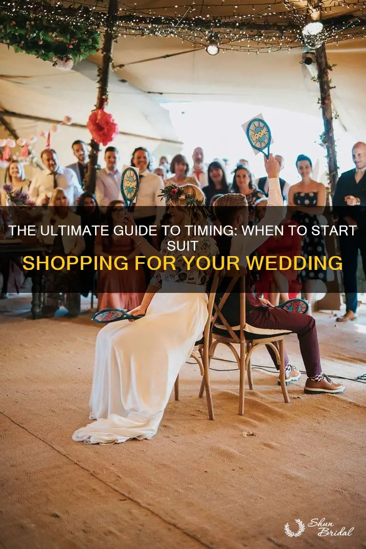 how long before a wedding should you get suits