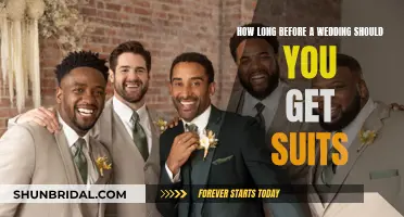 Suits and the Perfect Timing for Your Wedding