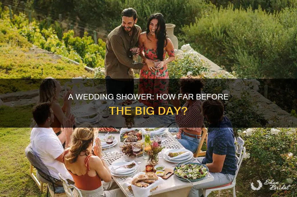 how long before a wedding should you have a shower