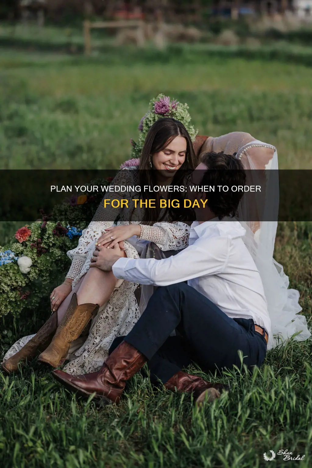 how long before a wedding should you order flowers