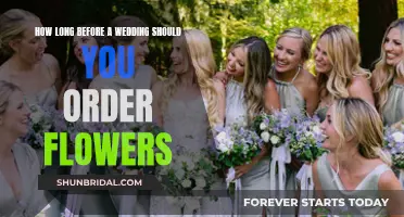 The Ideal Time to Order Flowers Before Your Wedding