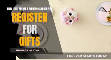 The Perfect Timing for Wedding Gift Registrations