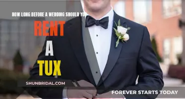 Tuxedo Rental Timeline: When to Start Planning for Your Wedding