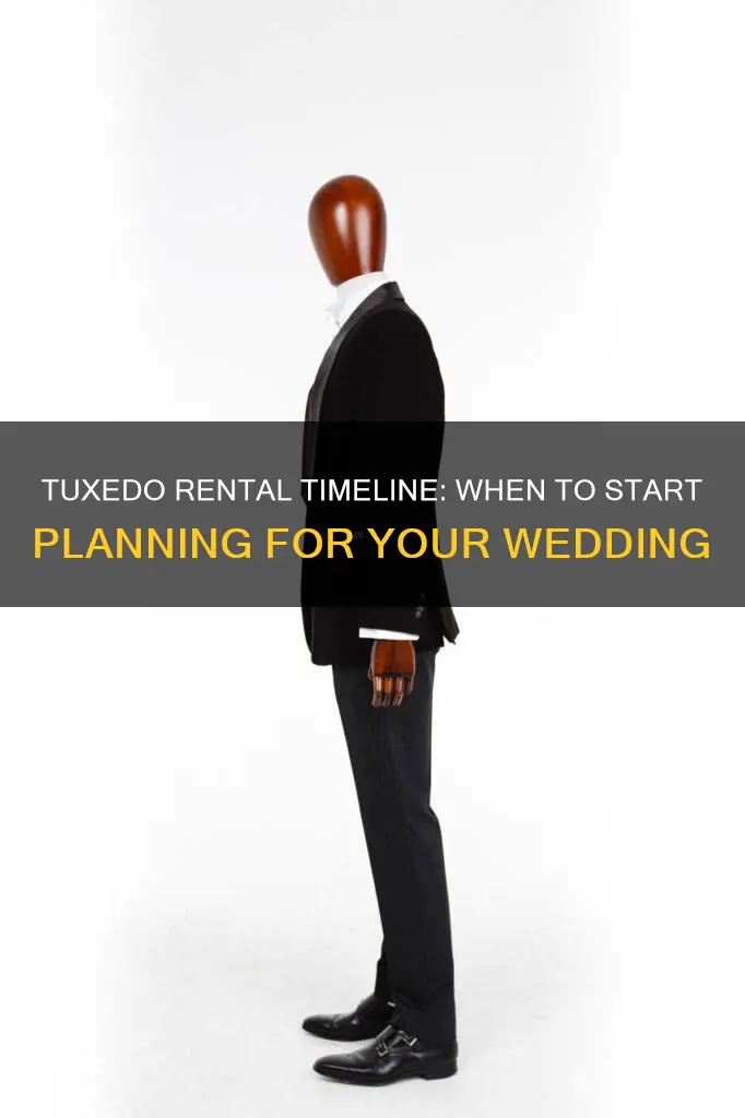 how long before a wedding should you rent a tux