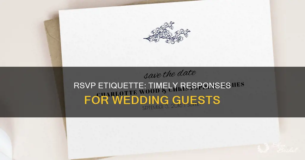 how long before a wedding should you rsvp