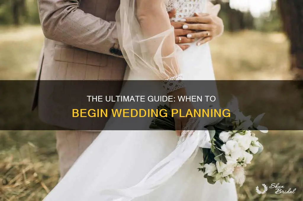 how long before a wedding should you start planning