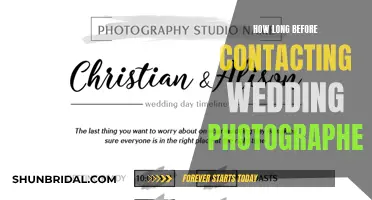 When is the Right Time to Contact Your Wedding Photographer?