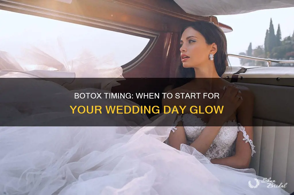 how long before my wedding should I get botox