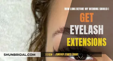 The Best Time for Eyelash Extensions Before Your Wedding