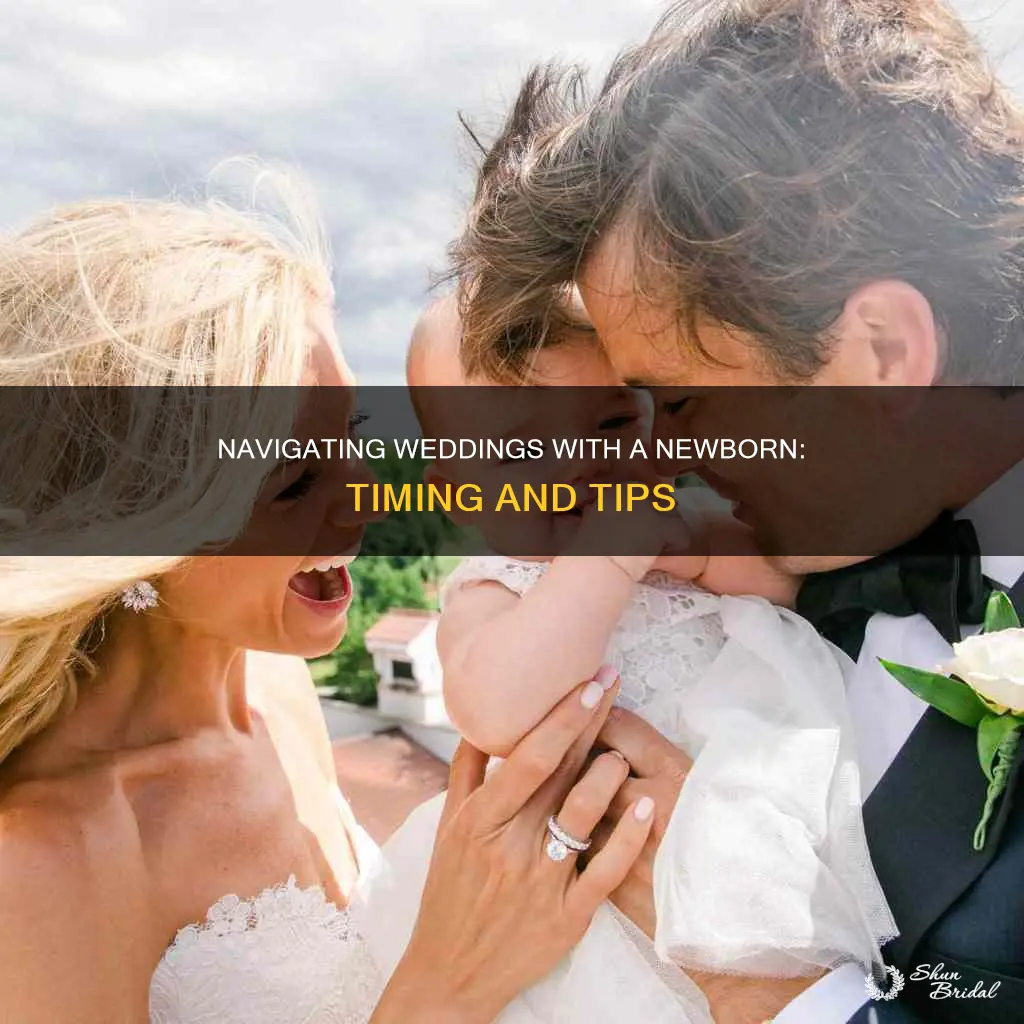 how long before taking newborn out to wedding