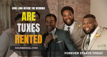Grooms, Rent Your Tuxes at Least a Month Before the Wedding