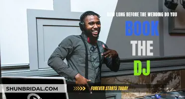 Booking a DJ: The Perfect Timing for Your Wedding