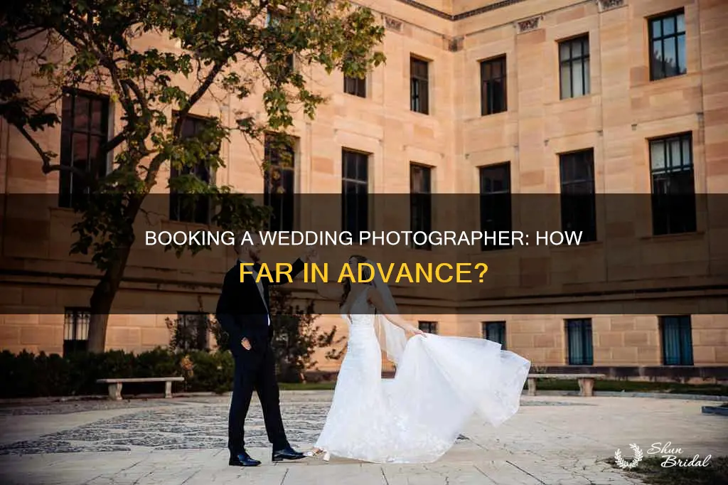 how long before the wedding do you book the photographer