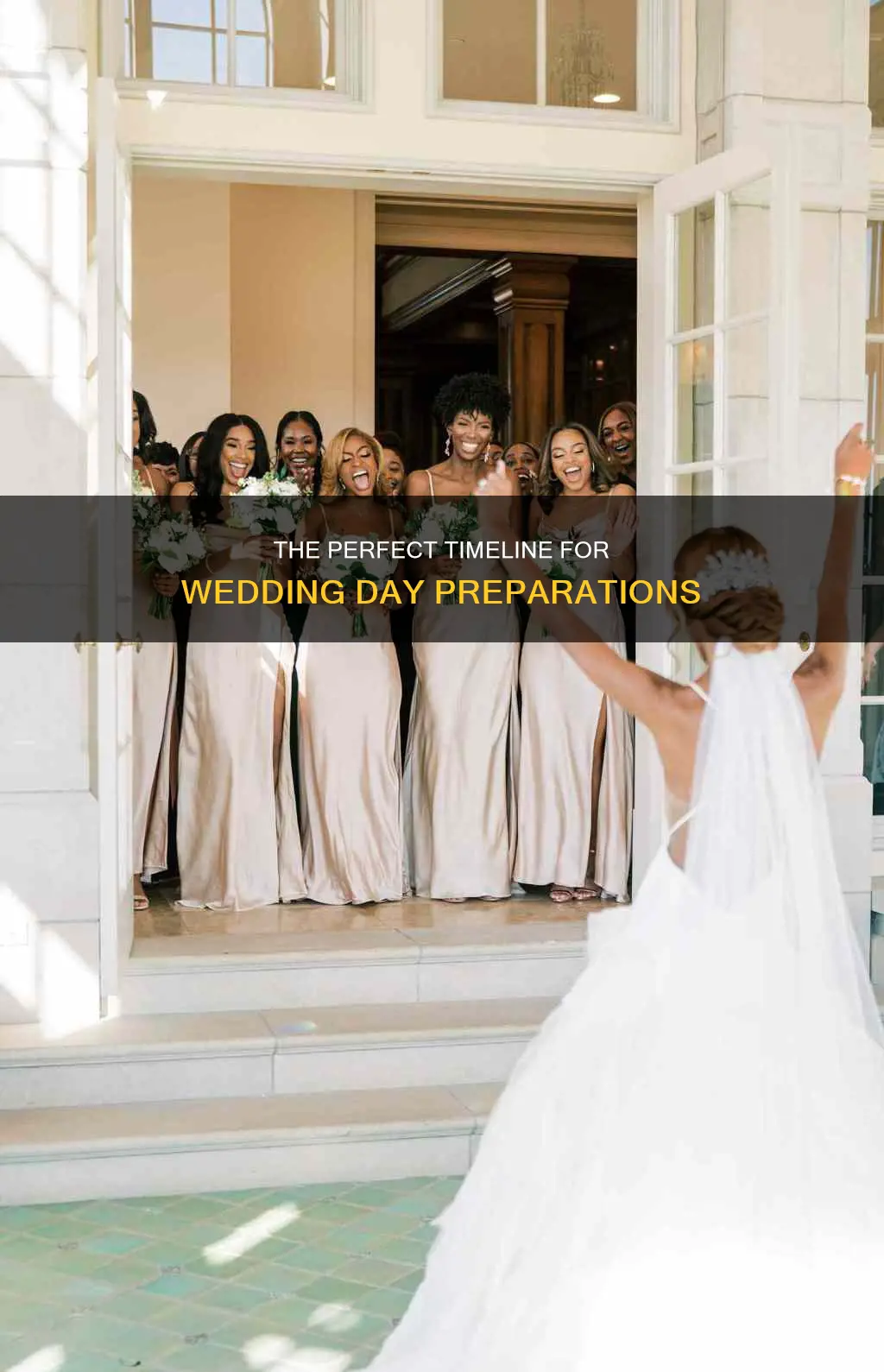 how long before the wedding do you get ready