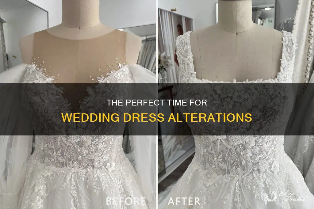 how long before the wedding do you have alterations