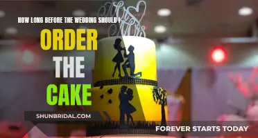 Plan Your Perfect Wedding Cake: Timing is Everything!