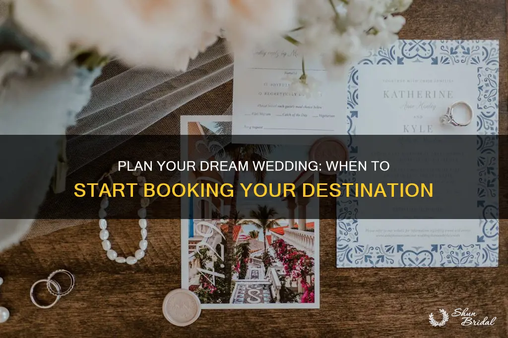 how long before to book destiation wedding