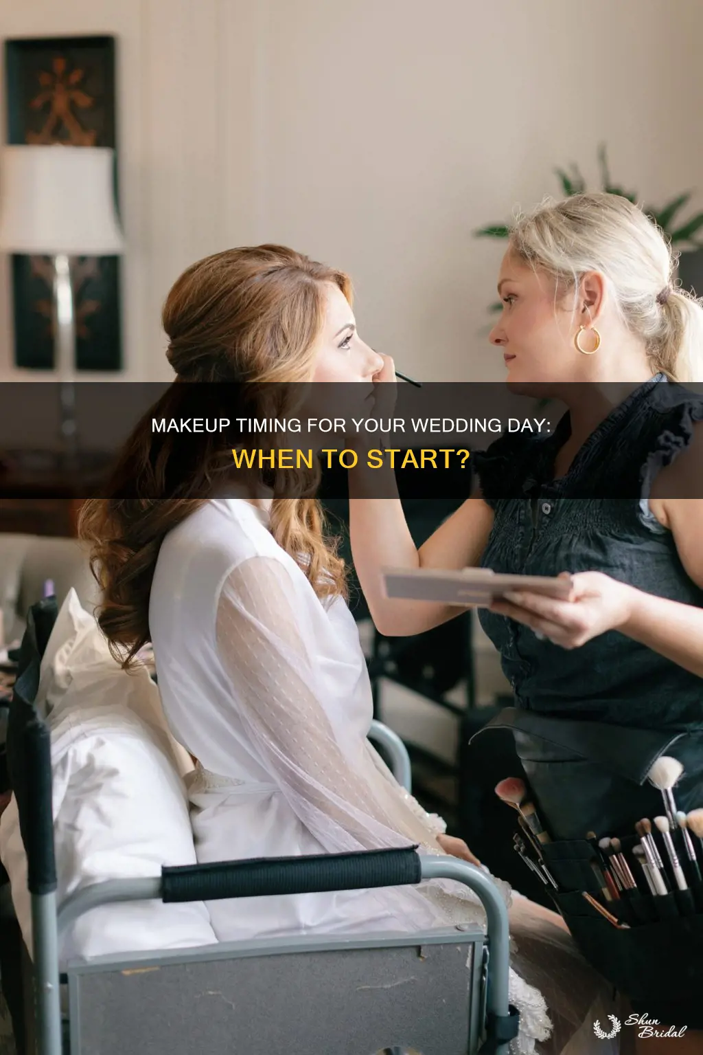 how long before wedding ahould you do makeup