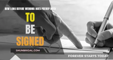 Prenup Agreements: Timing for Signing Before the Wedding