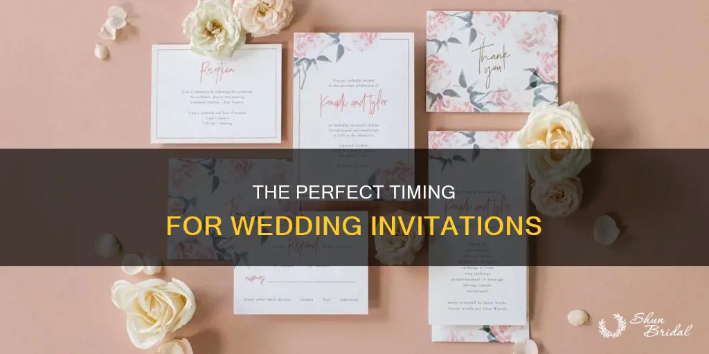 how long before wedding invitations