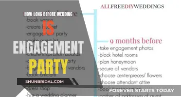 The Perfect Timing for an Engagement Party Before Your Wedding