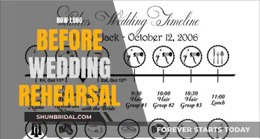 The Perfect Timing for a Wedding Rehearsal