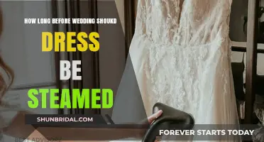 Steaming Your Wedding Dress: The Perfect Timeline